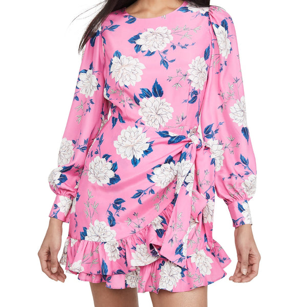 YUMI KIM Women's Velvet Morning Hot Pink Daphne Dress #DR19603 2 NWT