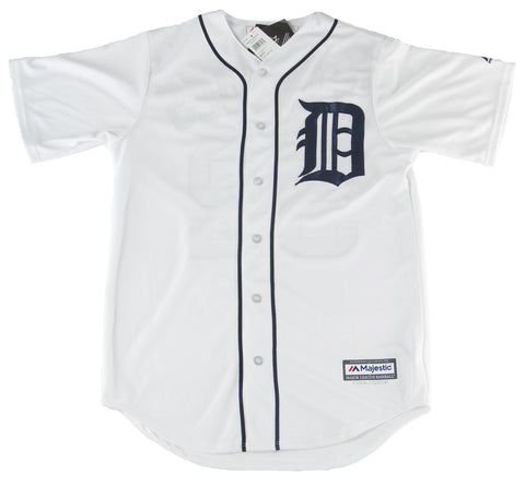 MAJESTIC Men's White Detroit Tigers Cespedes #52 Home Jersey $196 NEW