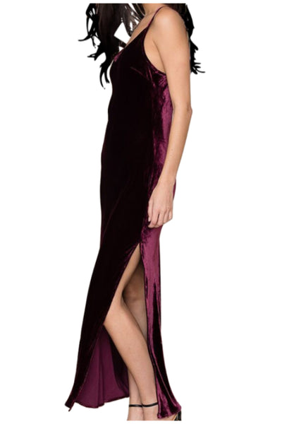 YUMI KIM Women's Merlot After Midnight Dress #DR17392v XS NWT