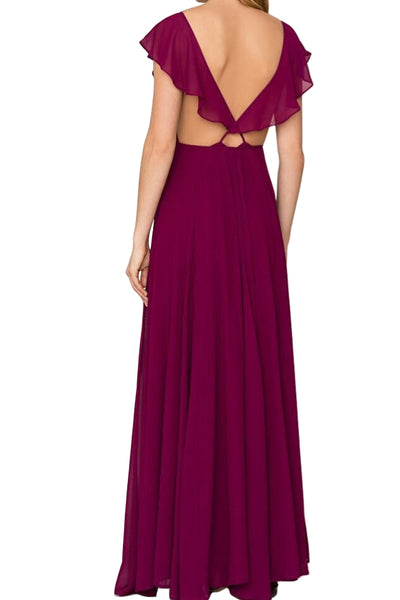 YUMI KIM Women's Burgundy Full Bloom Maxi Dress #DR18137m NWT