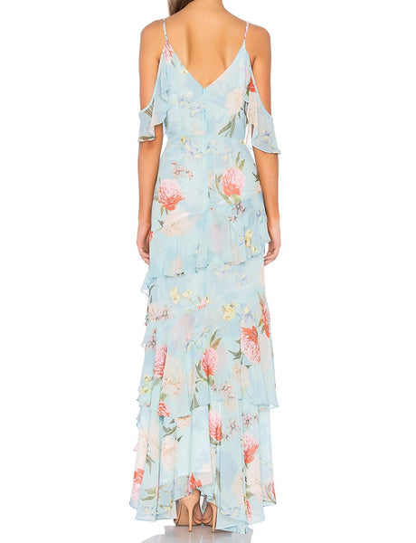 YUMI KIM Women's Forever Yours Jade Hearts Desire Maxi Dress #1816m Medium NWT