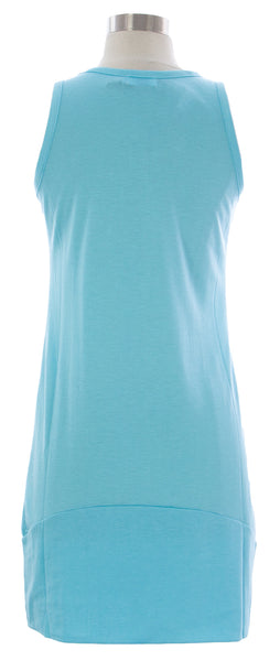 NAILA Women's Blue Sleeveless Kochi Dress Dre1BLU $110 NEW