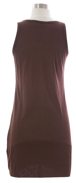 NAILA Women's Brown Sleeveless Kochi Dress Dre1BRW $110 NEW