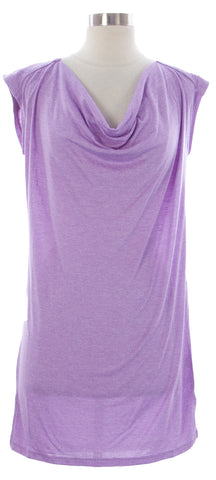 NAILA Women's Purple Cowl Neck Halaya Dress Dre2PURP $110 NEW