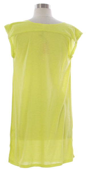 NAILA Women's Yellow Cowl Neck Halaya Dress Dre2YLW $110 NEW