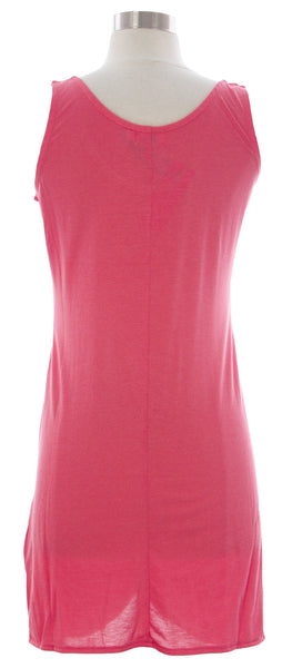 NAILA Women's Peach Twisted Koral Dress Dre3PEAH $110 NEW