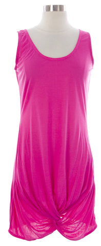 NAILA Women's Pink Twisted Koral Dress Dre3PIK $110 NEW