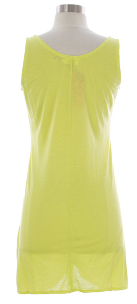 NAILA Women's Yellow Twisted Koral Dress Dre3YLW $110 NEW