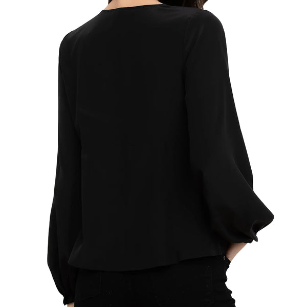YUMI KIM Women's Black Dumpling Top #TP19595 NWT