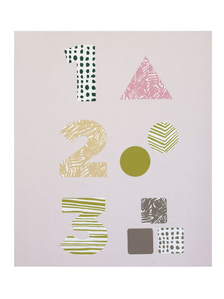 DWELL STUDIO by Graham & Brown ABC / 123 Petal Set Of 2 Wall Art $168 NWT