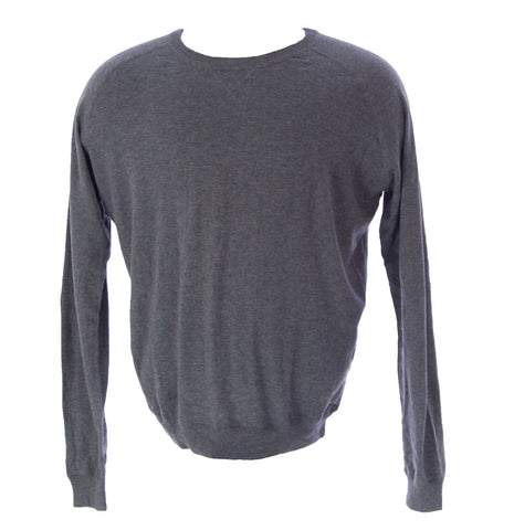 ETIQUETA NEGRA Men's Light Gray Melange Crewneck Sweater ENHS10 $380 NEW