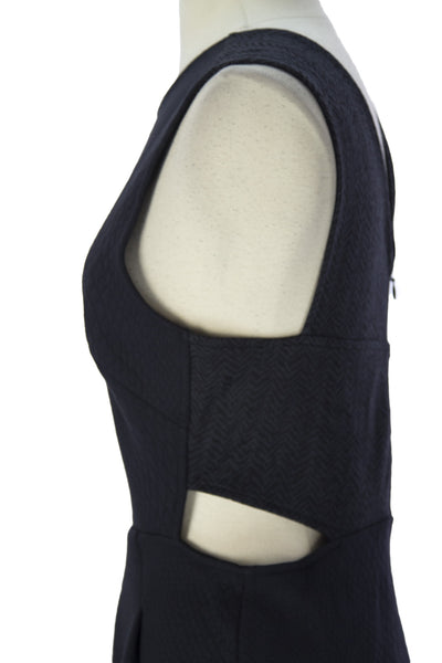 SURFACE TO AIR Women's Black Printed Cut-out Ezia Dress $295 NEW