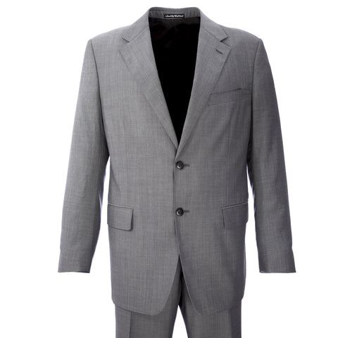 Facis Two-Piece Virgin Wool Suit IT 54R Grey