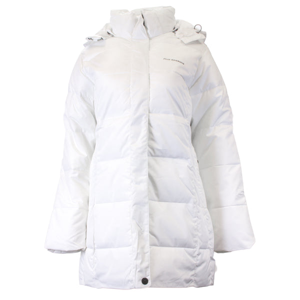 Five Seasons Women's White Dalia Puffer Coat $150 NEW