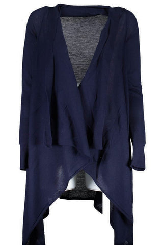 Gant Women's Fine Merino Wrap Cardigan (482531), Marine, Small