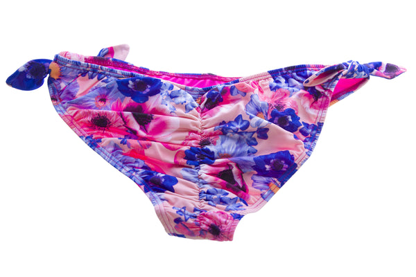 ZINKE Women's Pop Floral Print Gidget Hipster Bikini Bottoms $66 NEW