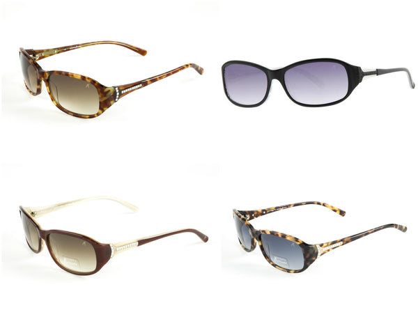 GUESS by Marciano Oval Sunglasses w/ Swarovski Crystal GM645 $198 NEW