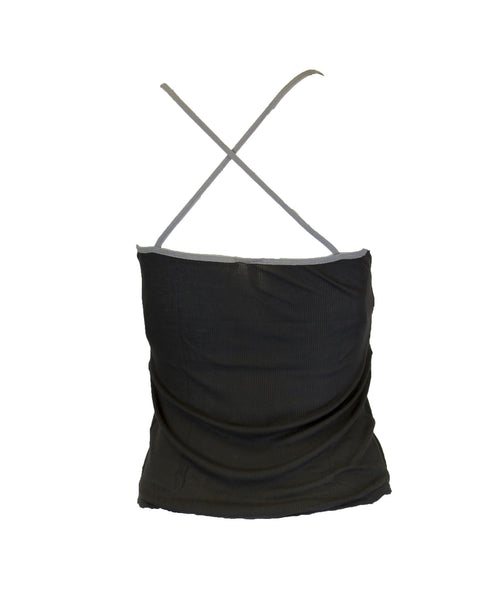 GREY STATE Women's Slate Grey Pinning Cami $42 NEW