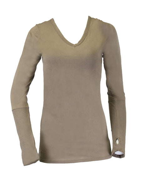 Grey State Women's V Front Back Tee $68 NEW