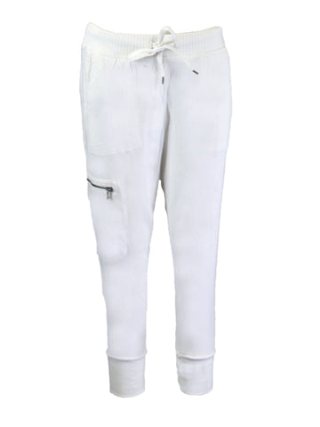 GREY STATE Women's Spa White Crop Pants $138 NEW