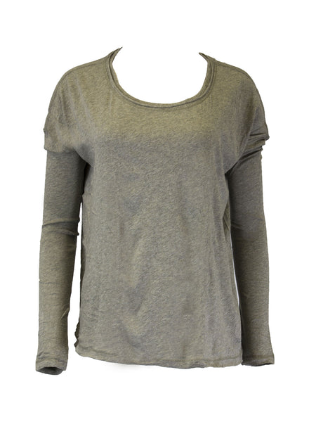 GREY STATE Women's Yummy Tee Long Sleeve $88 NEW