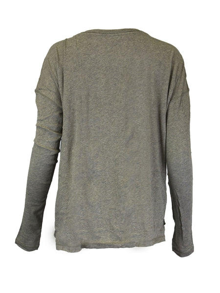 GREY STATE Women's Yummy Tee Long Sleeve $88 NEW