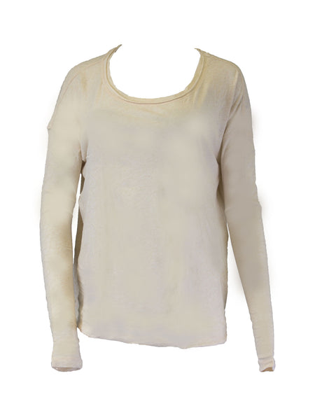 GREY STATE Women's Yummy Tee Long Sleeve $88 NEW