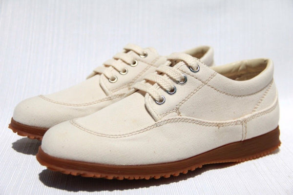 Hogan by TOD'S Scarpa H. Easy Donna Khaki Canvas Sneakers Shoes