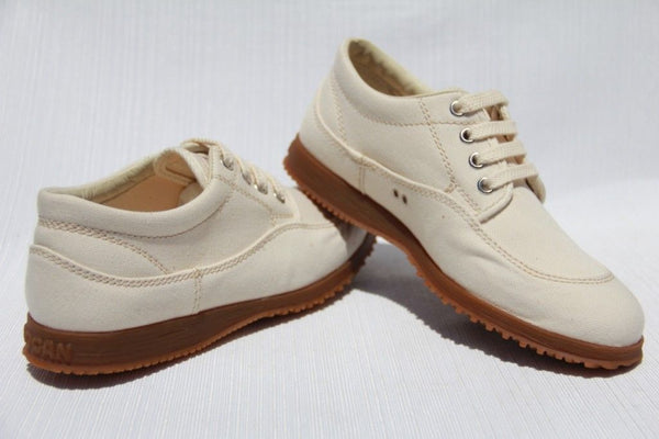 Hogan by TOD'S Scarpa H. Easy Donna Khaki Canvas Sneakers Shoes