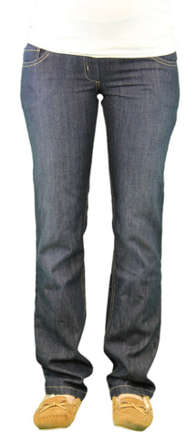 9 Fashion Maternity Sugo Indigo Low-Panel Jeans Sz S $105 NWT