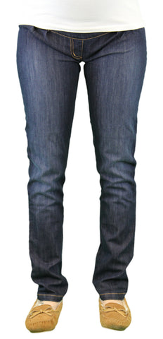 9 Fashion Maternity Iro Indigo Full-Panel Jeans Sz S $134 NWT