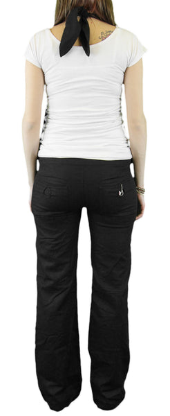 9 Fashion Maternity Rico Black Convertible Trouser Sz S $125 NWT