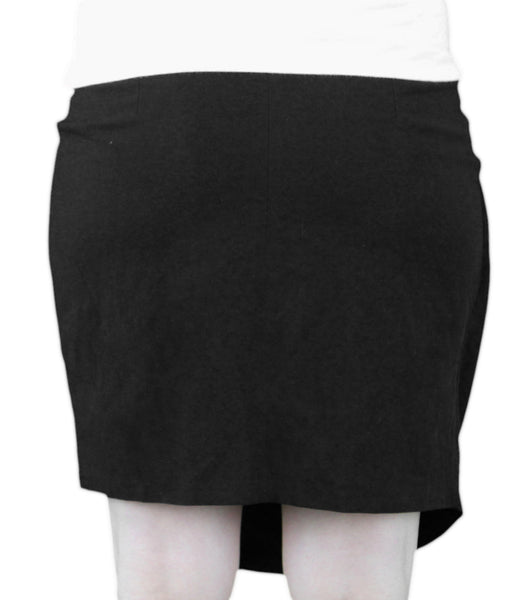 9 FASHION Maternity Nicola Black Asymmetrical Skirt Sz S $74 NWT