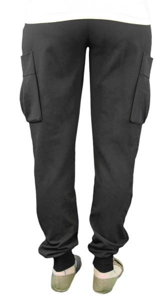 9 FASHION Maternity Tondo Black Full-Panel Casual Pants Sz S $124 NWT