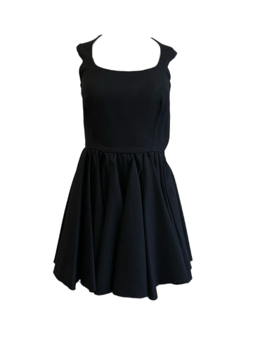 VON VONNI Women's Zelda Black A-Line Sleeveless Dress $120 NEW