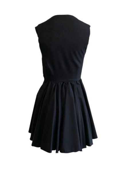 VON VONNI Women's Zelda Black A-Line Sleeveless Dress $120 NEW