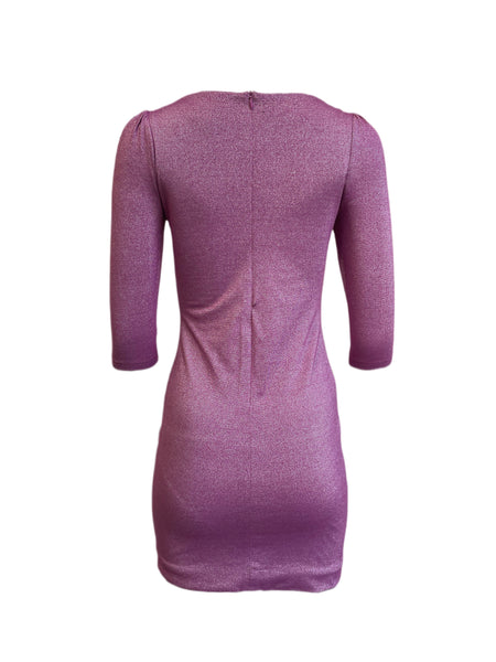 VON VONNI Women's Tropic Magenta London Elbow Sleeve Dress $170 NEW