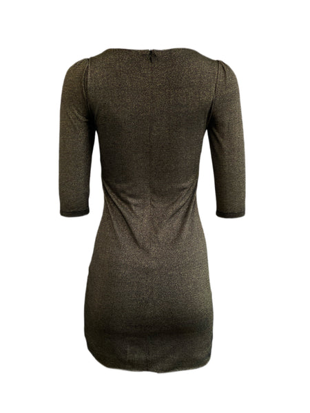 VON VONNI Women's Tropic Bronze London Elbow Sleeve Dress $170 NEW