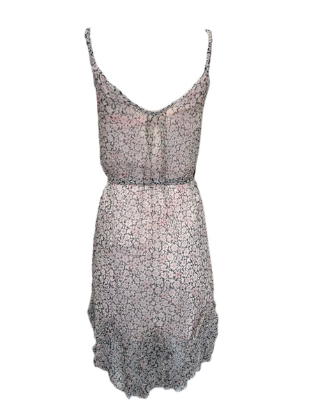 ANNE LEMAN Women's Floral Blossom Tie-Waist Carnation Dress SP92DR11 $468 NEW