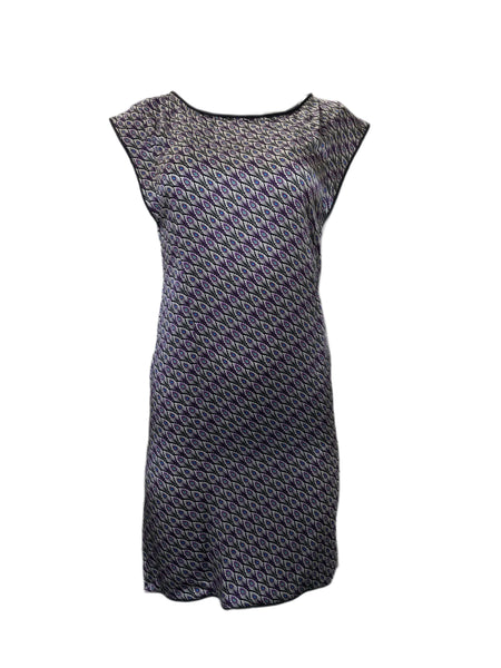 ANNE LEMAN Women's Peacock/Silver Eglantine Cocktail Dress SP91DR1 $468 NEW