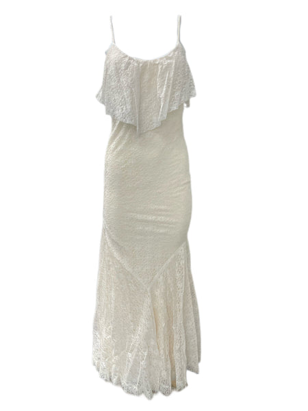 Haute Hippie Women's Antique Ivory Lace Dress HHFA12-3371 $865 NEW