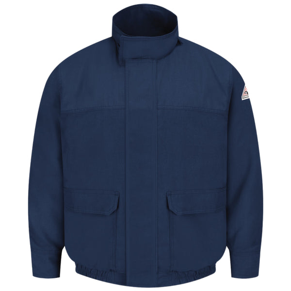 BULWARK Men's Navy Nomex IIIA Reflective Jacket JNJ8NV $269 NWOT