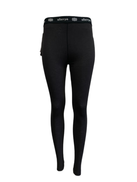 Sherpa Adventure Gear Women's Black Layu Tights SW420 $89.95 NEW