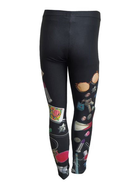 TEREZ Girl's Black Stuff In My Bag Leggings #4017715 NWT
