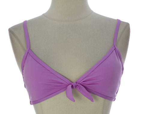ZINKE Women's Pastel Orchid Izzy Triangle Bikini Top $79 NEW