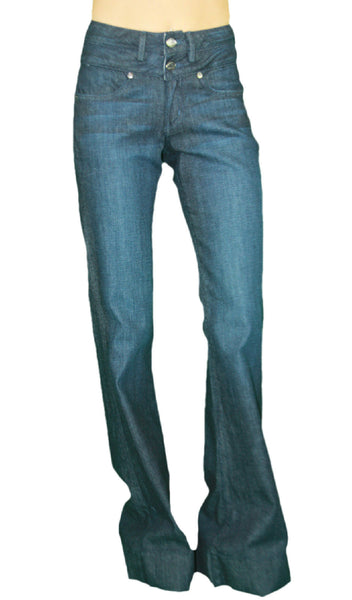 CUSTO BARCELONA Women's Jane Used Dark Wash High Waist Jeans DE3003 $220