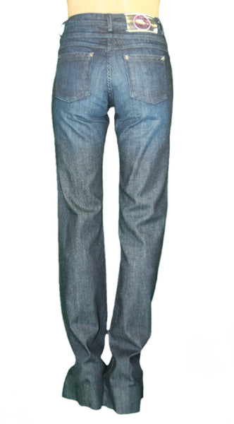 CUSTO BARCELONA Women's Jane Used Dark Wash High Waist Jeans DE3003 $220