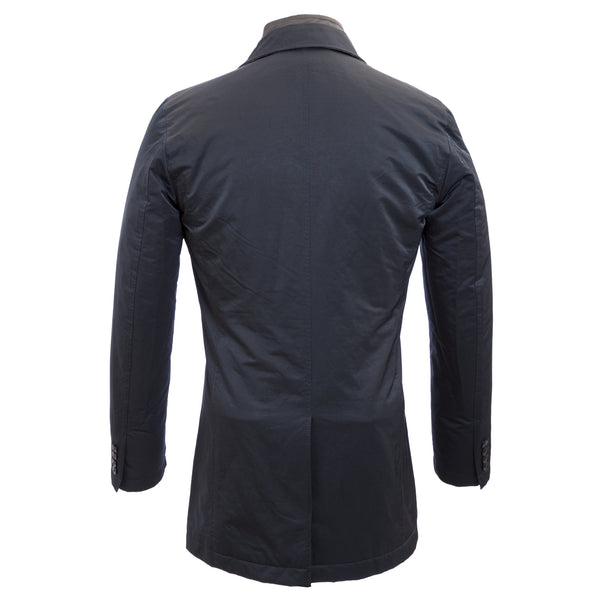 J.W. TABACCHI Navy Removable Front Lining Basic Jacket M8033N IT 48 $296 NWT