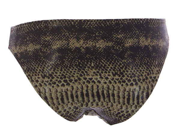 NAILA Women's Python Katia Bandeau Bikini Bottoms KABLU $73 NEW