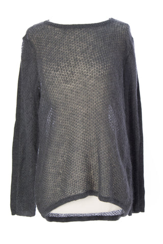 SURFACE TO AIR Women's Grey Melange Lovise Knit Sweater $155 NEW